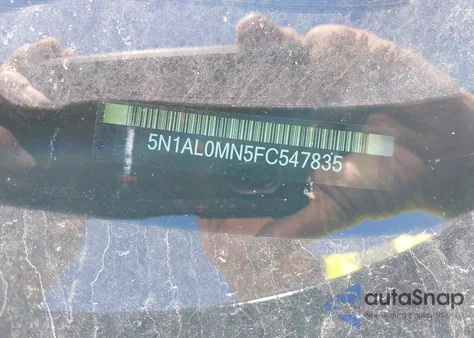 2015 Infiniti Qx60 z USA, uszkodzony, nr VIN 5N1AL0MN5FC547835